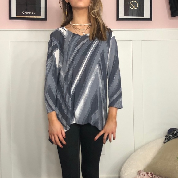 Patchwork Flow Top - Picture 2 of 5